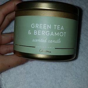 Green Tea & Bergamot Scented Candle